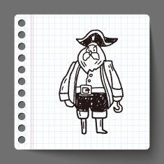 pirate captain doodle N3