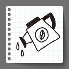 Plant Waterer doodle drawing N3