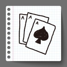 playcard doodle drawing N3