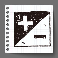 plus and less doodle N2
