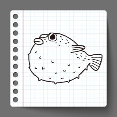Puffer doodle N2