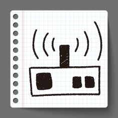 radio doodle drawing N7