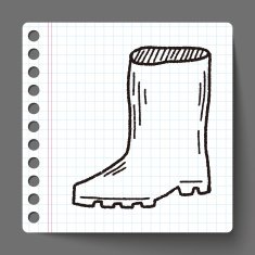 Rain boots doodle N7