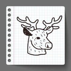 reindeer doodle N5