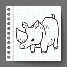 rhino doodle N2