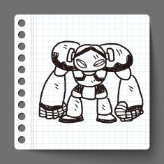 robot doodle N161