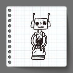 robot doodle N162