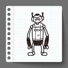 robot doodle N172