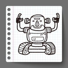 robot doodle N175
