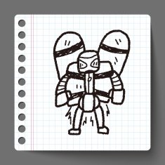 robot doodle N178