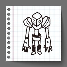 robot doodle N182