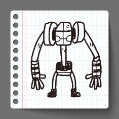 robot doodle N183