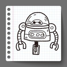 robot doodle N186