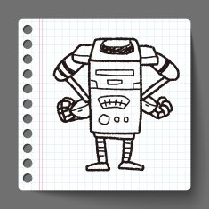 robot doodle N188
