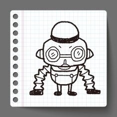robot doodle N190