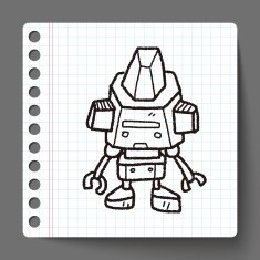 robot doodle N191