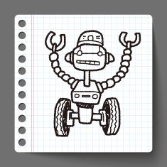 robot doodle N192