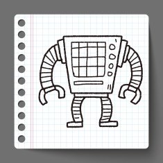 robot doodle N203