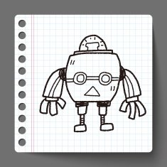 robot doodle N206