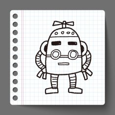 robot doodle N207