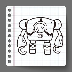 robot doodle N211