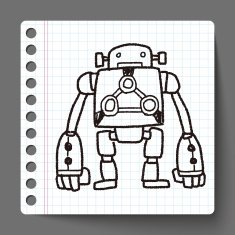 robot doodle N213