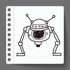 robot doodle N215
