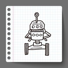 robot doodle N216