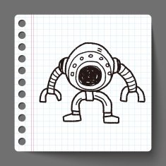 robot doodle N219