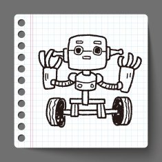 robot doodle N222