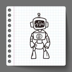 robot doodle N223