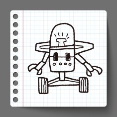robot doodle N226