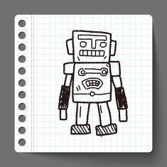 robot doodle N228