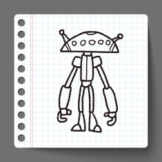 robot doodle N229