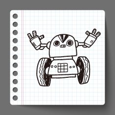 robot doodle N231