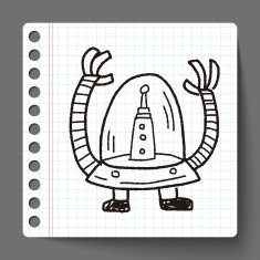 robot doodle N232