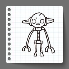 robot doodle N234