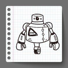 robot doodle N236