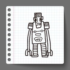 robot doodle N237