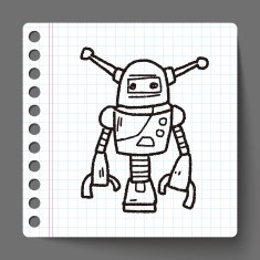 robot doodle N239