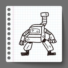 robot doodle N241