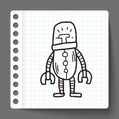 robot doodle N247
