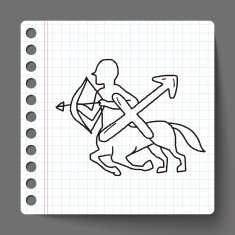 sagittariu Constellation doodle N4
