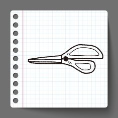 scissors doodle N4