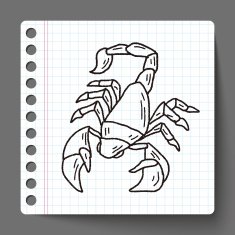 Scorpion doodle N2