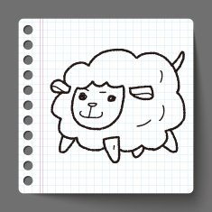 sheep doodle N6