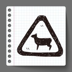 sheep sign doodle N2