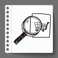 shopping search doodle N2