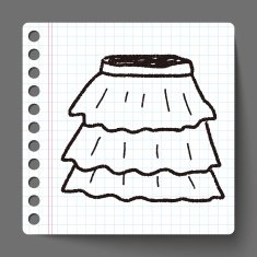 skirt doodle N6