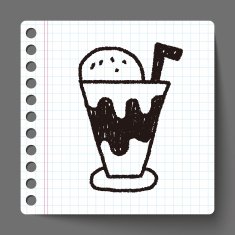 soda drink doodle drawing N7